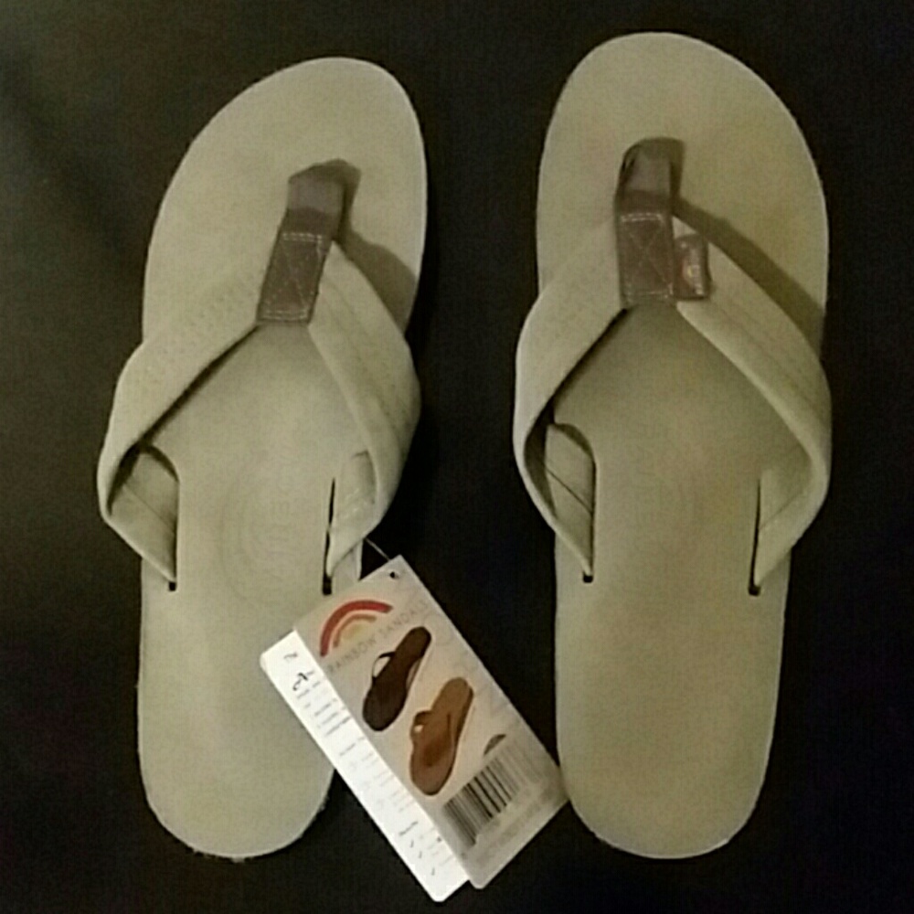 Rainbow Flip Flops